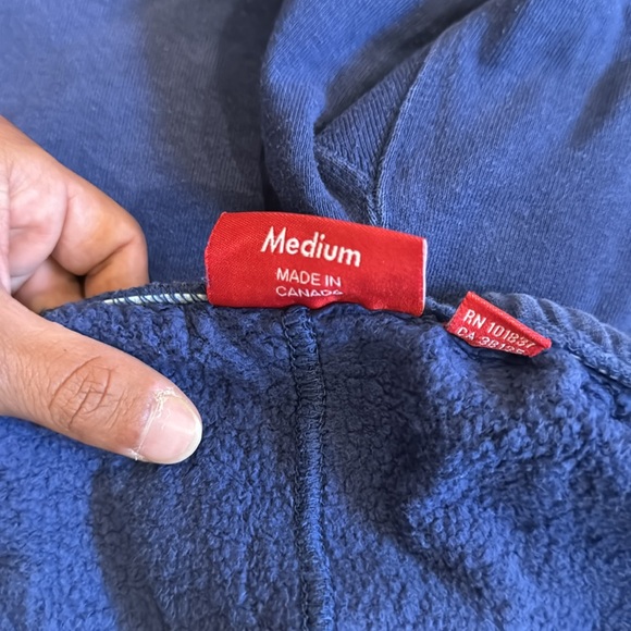 Supreme Small Box Logo Sweatpants (Blue) - Picture 3 of 3